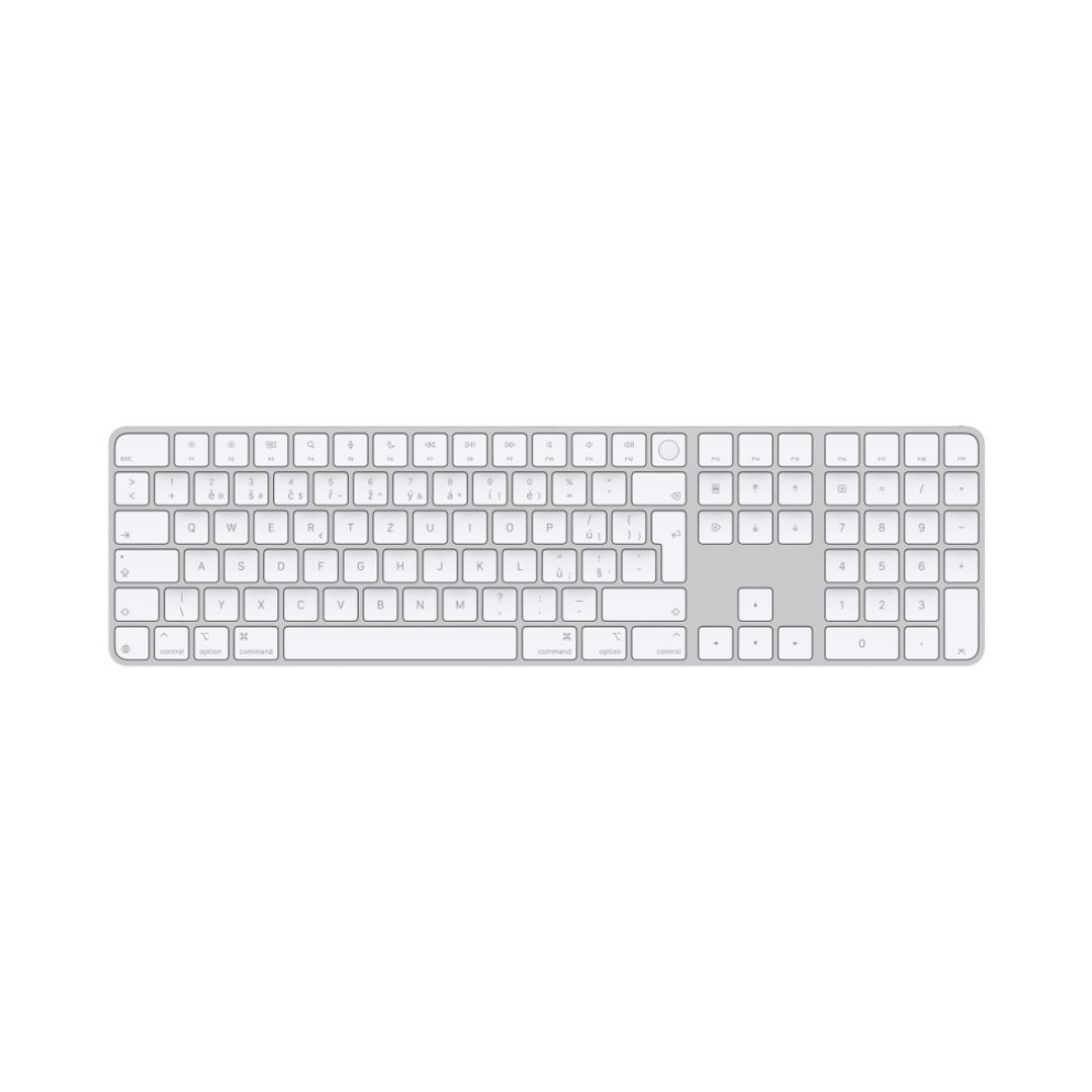 Apple Magic Keyboard Numeric Touch ID (SK) - Biela